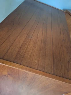 Pamono Danish Teak Chest of Drawers from Borge Dam, 1960s><noscript><img width=
