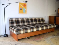 Pamono Danish Teak Daybed, 1970s><noscript><img width=