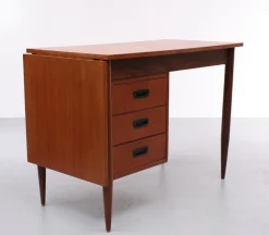 Pamono Danish Teak Drop Leaf Writing Desk by Arne Vodder, 1960s><noscript><img width=