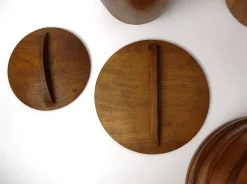 Outlet Pamono Danish Teak Ice Buckets by Jens Harald Quistgaard for Dansk Designs, 1960s, Set of 4