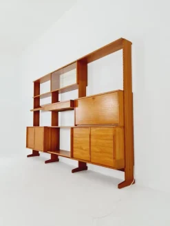 Pamono Danish Teak Room Divider from L CHR Larsen & Søn, 1960s> Room Dividers & Screens