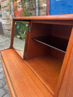 Online Pamono Danish Teak Secretaire with Mirror