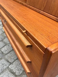 Online Pamono Danish Teak Secretaire with Mirror