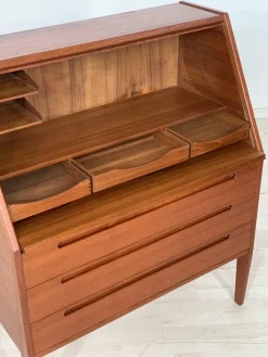 Pamono Danish Teak Secretary by Kai Kristiansen><noscript><img width=