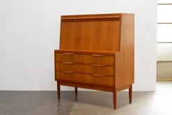 Discount Pamono Danish Teak Sekretär by Erling Torvits for Klim Møbelfabrik, 1960s