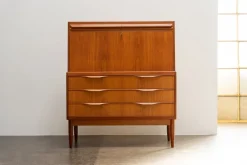 Discount Pamono Danish Teak Sekretär by Erling Torvits for Klim Møbelfabrik, 1960s