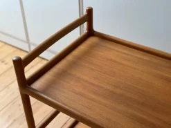 Pamono Danish Teak Serving Trolley by Johannes Andersen for CFC Silkeborg><noscript><img width=
