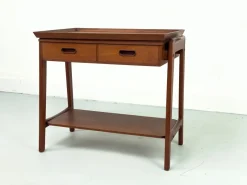 Pamono Danish Teak Side Table with Drawers, 1960s> Coffee & Side Tables