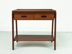 Pamono Danish Teak Side Table with Drawers, 1960s> Coffee & Side Tables