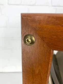 Pamono Danish Teak Side Table with Magazine Holder, 1960s><noscript><img width=