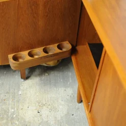 Pamono Danish Teak Sideboard with Bar Section attributed to Bernhard Pedersen & Søn, 1960s><noscript><img width=