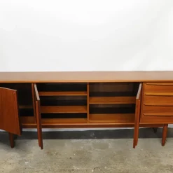 Pamono Danish Teak Sideboard with Bar Section attributed to Bernhard Pedersen & Søn, 1960s><noscript><img width=