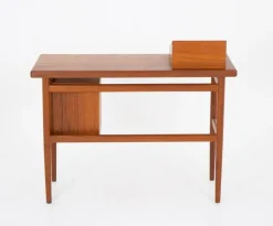 Pamono Danish Vanity Table or Desk in Teak by Kurt Østervig, Denmark><noscript><img width=