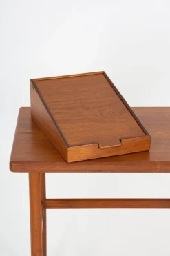 Pamono Danish Vanity Table or Desk in Teak by Kurt Østervig, Denmark><noscript><img width=