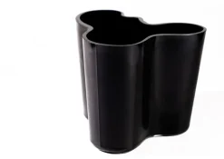 Pamono Dark Blue Savoy Vase by Alvar Aalto, 1980s><noscript><img width=