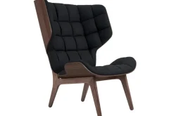 Pamono Dark Stained Velvet & Midnight Blue Mammoth Chair by Rune Krojgaard & Knut Bendik Humlevik for Norr11> Seating