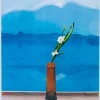 Pamono David Hockney Mount Fuji and Flowers Poster> Posters