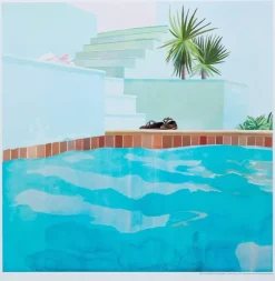 Clearance Pamono David Hockney Pool and Steps Poster
