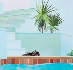 Clearance Pamono David Hockney Pool and Steps Poster