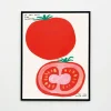 Online Pamono David Shrigley, If You Don't Like Tomatoes, 2020, Lithograph Poster, Framed