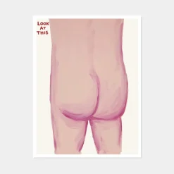 Sale Pamono David Shrigley, Look at This, 2020, Lithograph Poster, Framed
