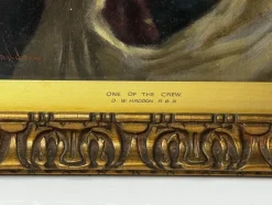 Clearance Pamono David Wood Haddon, Cornish Fisherman, 1888, Oil Painting, Framed