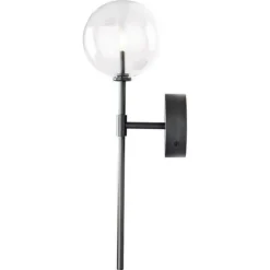 Pamono Dawn Single Black Gunmetal Wall Sconce by Schwung> Wall Lights & Sconces