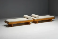 Discount Pamono Daybed by Charlotte Perriand for Méribel Les Allues, 1960s