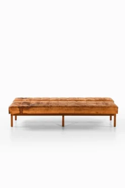 Hot Pamono Daybed in Teak, Steel and Leather attributed to Johannes Spalt, 1960s