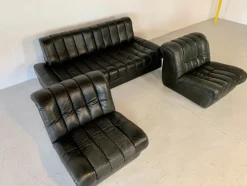 Pamono DD 85 Living Room Set from De Sede, Set of 3><noscript><img width=
