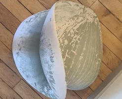 Pamono Debizet Agnes, The Open Almond, 1990, Stoneware> Minimalist