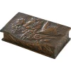 Hot Pamono Decorative Art Deco Box in Hand Hammered Copper, 1930s