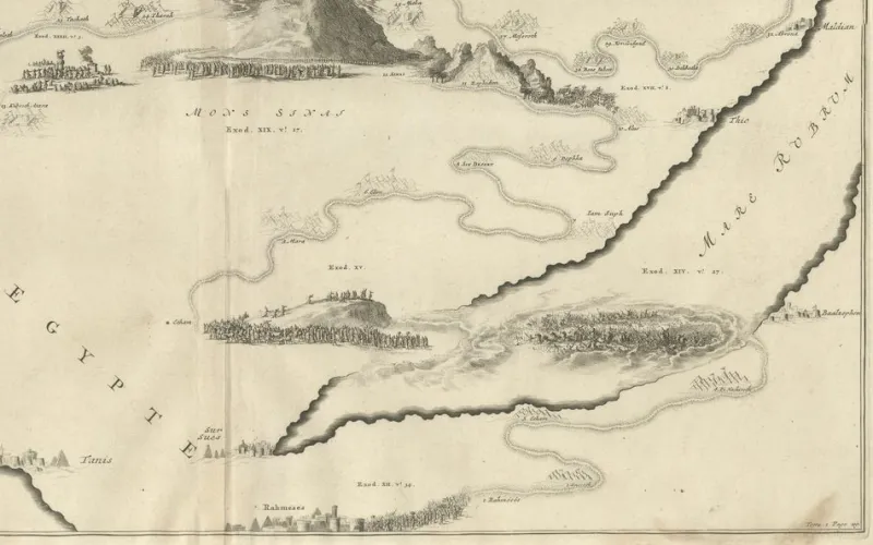 Online Pamono Decorative Map of the Holy Land by Pieter Mortier, 1700