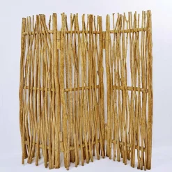 Pamono Decorative 3-Panel Room Divider in Wood Branches> Room Dividers & Screens