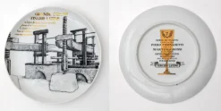 Discount Pamono Decorative Porcelain Plates by P. Fornasetti for Martini & Rossi, 1960s, Set of 12