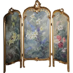 Clearance Pamono Decorative Rococo Room Divider from Belle Époque, 1880