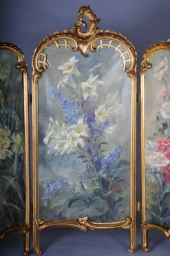 Clearance Pamono Decorative Rococo Room Divider from Belle Époque, 1880