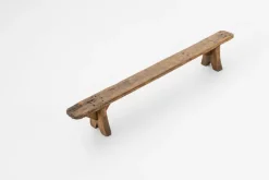 New Pamono Decorative Wooden Low Bench, France, 1850s