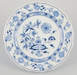 Pamono Deep Dinner Plates from Meissen, 1890s, Set of 3> Dinner Plates & Bowls