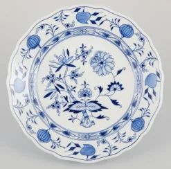 Pamono Deep Dinner Plates from Meissen, 1890s, Set of 3><noscript><img width=