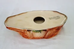 Pamono Deer Terrine in Majolica by Michel Caugant, France, 1950s><noscript><img width=