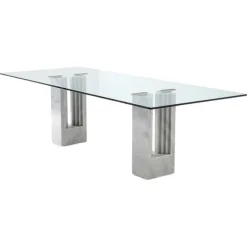 Clearance Pamono Delfi Marble and Glass Table by Marcel Breuer and Carlo Scarpa for Cassina
