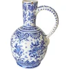 Pamono Delft Jug in White and Blue Faïence by Adrian Pynacker, 1700s> Bottles, Carafes & Jugs