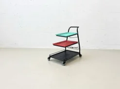 Online Pamono Demon Serving Trolley attributed to Mathieu Matégot, France, 1952s