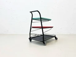 Online Pamono Demon Serving Trolley attributed to Mathieu Matégot, France, 1952s