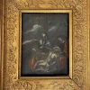 Hot Pamono Deposition of Christ, 18th Century, Painting on Slate