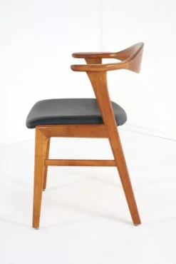 Pamono Desk Chairs Model 49 attributed to Erik Kirkegaard for for Høng Stolefabrik, 1960s, Set of 4><noscript><img width=