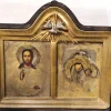 Pamono Devotional Display Case with Orthodox Icons of Christ Pantocrator and Madonna with Child, 18th Century> Wall Decor