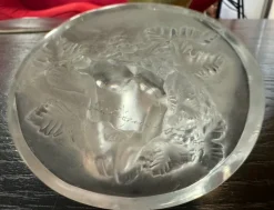 Pamono Diana and Pan the Faun Crystal Sculpture from Lalique France, 1960s><noscript><img width=