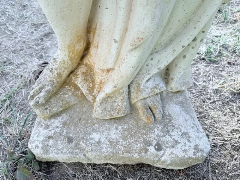Pamono Diana the Huntress Sculpture in Reconstituted Stone, 1950> Garden Accessories